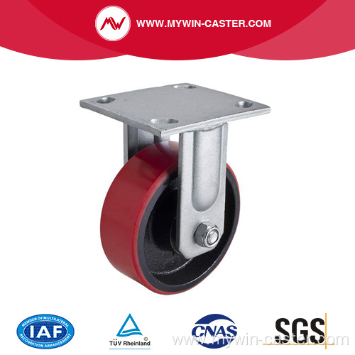 Heavy 5 Inch 400kg Rigid TPU Caster